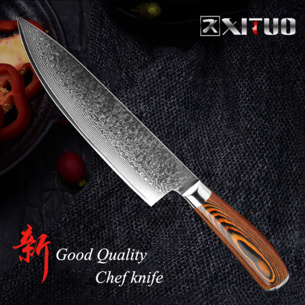 Mokuzai Series Damascus Kitchen Knives Xituo Knives