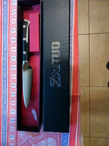 Ume Damascus kitchen knives photo review